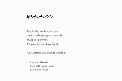 Summer eau de parfum