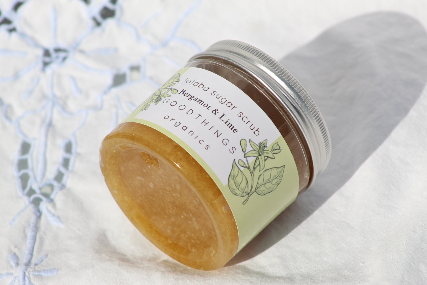 Organic Jojoba Sugar Scrub - Bergamot & Lime